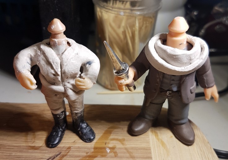 sculpting done, waiting to dry